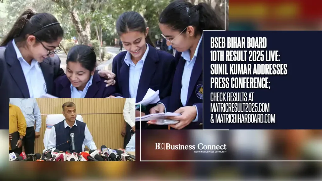 BSEB Bihar Board 10th Result 2025 LIVE: Sunil Kumar Addresses Press Conference; Check Results at matricresult2025.com & matricbiharboard.com