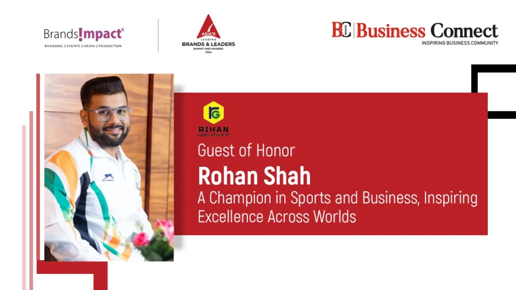 Rohan Shah: Guest of Honor A Champion in Sports and Business, Inspiring Excellence Across Worlds